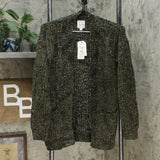 Hippie Rose Women's Junior Fit Chenille Pocket Sweater Cardigan