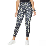 NWT WVVY Women's Power Seamed 7/8 Legging With Scrunchie. 698670 Small Large