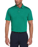 Pga Tour Men's Feeder Stripe Performance Golf Polo Shirt