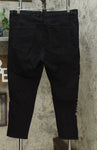 DG2 by Diane Gilman Women's Stretch Embroidered Skinny Jeans Black Plus 20W