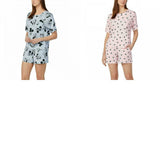 Disney Women's 2 Piece Pajama Shorts Set