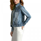 Buffalo Women's Stretch Knit Denim Jean Jacket