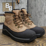 All in Motion Men's Julian Waterproof Winter Boots Cognac Brown 10