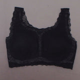 Rhonda Shear Stretch Lace Overlay Bra Black Medium