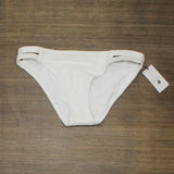 Shade & Shore Women's Strappy Side Cheeky Bikini Bottom AFP44 White M