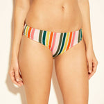 Shade & Shore Women's Beach Hipster Striped Bikini Bottom