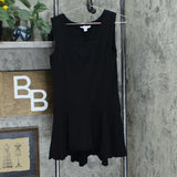 Kathleen Kirkwood Women's Flirty No-Peplum Peplum Top Black Small