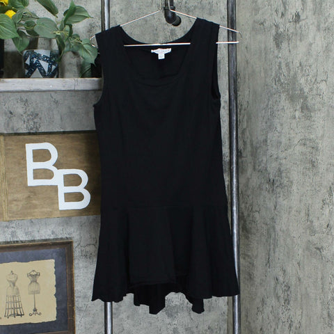 Kathleen Kirkwood Women's Flirty No-Peplum Peplum Top Black Small