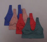 New Rhonda Shear Women's 4 Pack Original Seamless Ahh Bras