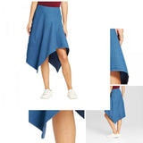 Mossimo Women's Asymmetrical Denim Skirt