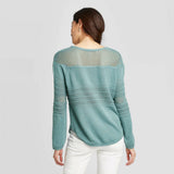 Knox Rose Women's Scoop Neck Pullover Sweater