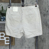 A New Day Women's Striped Regular Fit High-Rise 5" Chino Shorts 564894