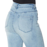 DG2 by Diane Gilman Virtual Stretch Destructed Skinny Jeans Chambray Petite 8