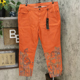 DG2 by Diane Gilman Women's Plus Size Classic Stretch Artwork Printed Jeans