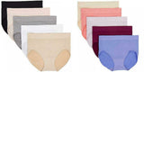 Carole Hochman Women's 5 Pack Seamless Brief Panties