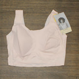 True & Co. True Everybody Women's Scoop Neck Bra Pale Pink XL