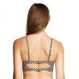 Xhilaration Women's Chevron Push Up Midi Bikini Swim Top XS