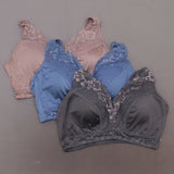 New Rhonda Shear LOT OF 3 "Betty" Pin-Up Bra With Pads. 709329-Plus-NEW 2X