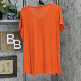 DG2 by Diane Gilman Burnout Embellished Paisley Top Rust Medium