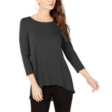 Alfani Women's Mixed Media Hi Low Tunic Top