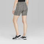 Wild Fable Women's Leopard Print High-Rise Bike Shorts