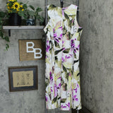 Alfani Plus Size Sleeveless Floral-Print Fit And Flare Dress