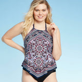 Kona Sol Women's High Neck Tankini Swim Top
