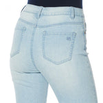 DG2 by Diane Gilman Women's Classic Stretch Pinstripe Crop Jeans