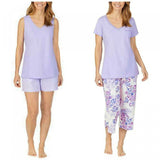 Carole Hochman Women's 4 Piece Knit Pajama Set