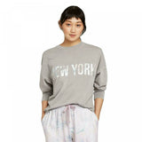 Wild Fable Women's New York Long Sleeve Crewneck Relaxed Graphic T-Shirt