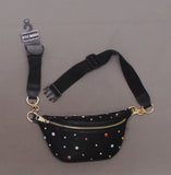 Steve Madden Women's Rhinestone Sparkle Belt Bag