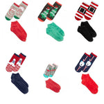 HUE Women's 2 Pack Christmas Footsie Socks