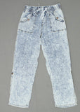 36 Point 5 Women's Lightweight Bleach Wash Blue Chambray Pants