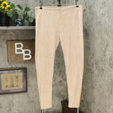 Cuddl Duds 2 Pack Fleecewear Stretch Leggings Oatmeal Heather / Black Plus 1X