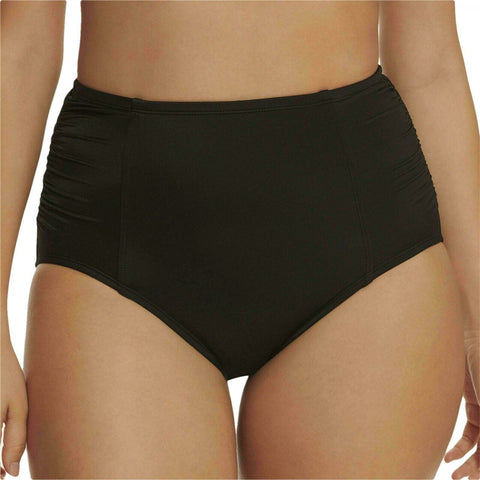 Beach Betty Women's Slimming Control High Waist Shirred Bikini Bottom