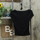 Wild Fable Women's Short Sleeve V-Neck Fitted T-Shirt