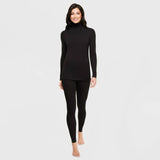 Warm Essentials by Cuddl Duds Women's Long Sleeve Turtleneck Smooth Stretch Shirt
