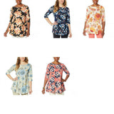 DG2 by Diane Gilman Women's Printed Swing Top
