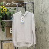 Weatherproof Vintage Women's Lightweight Slub Knit Hoodie T-Shirt