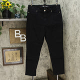 DG2 by Diane Gilman Women's Classic Stretch Skinny Jeans Black 16