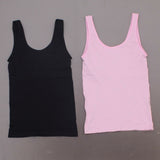 New Rhonda Shear Womens Tank Top With Shelf. 699670-NEW Medium
