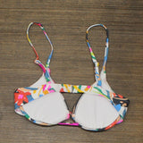 Xhilaration Juniors' Underwire Bikini Top Multi Floral Print M