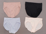 NEW Hanes Women's LOT OF 4 Cool & Comfortable Microfiber Hi-Cut With X-Temp