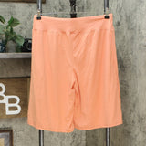 Cuddl Duds Women's Flexwear Long Shorts Coral Haze Medium