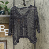 Nina Leonard Women's Coconut Button Bolero Sweater With Tank Top