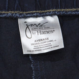 Just My Size by Hanes JMS Plus Size Stretch Denim Leggings Jeggings Navy Blue 3X