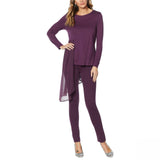 DG2 by Diane Gilman Women's Dramatic Mixed Media Asymmetric Top