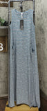 MarlaWynne Women's Sleeveless Maxi Dress With Pockets