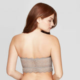 Auden Women's Lace Padded Bandeau Bra