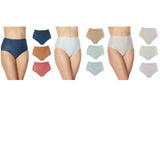 Rhonda Shear Women's 3 Pack Jacquard Ahh Brief Panties